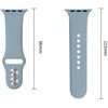 Tech-Protect Silicone Apple Watch 8 / 9 / 10 / 11 / 12 / Se (40 / 41 / 42 MM) Blue JEANS