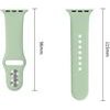 Tech-Protect Silicone Apple Watch 8 / 9 / 10 / 11 / 12 / Se (40 / 41 / 42 MM) PISTACHIO