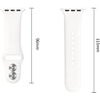 Tech-Protect Silicone Apple Watch 8 / 9 / 10 / 11 / 12 / Se (40 / 41 / 42 MM) WHITE