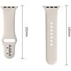 Tech-Protect Silicone Apple Watch 8 / 9 / 10 / 11 / 12 / Se / Ultra (44 / 45 / 46 / 49 MM) STARLIGHT