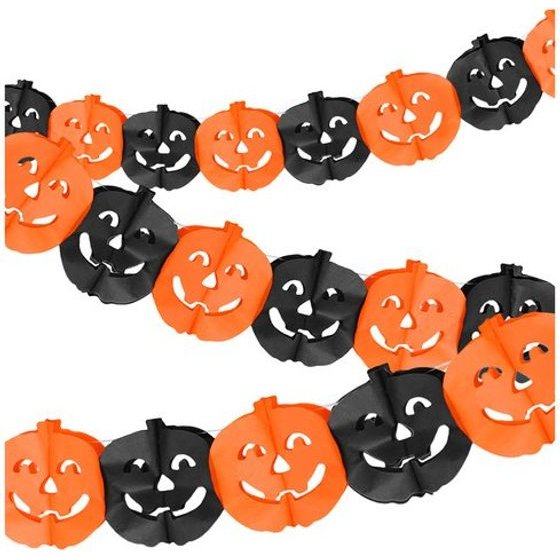 Glimz Garland - pumpkin 3m - (19498-0)