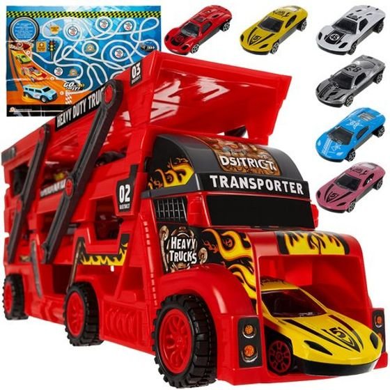 Iso Trade TIR truck set with 6 cars 26303 - (18708-0)