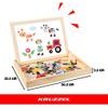 Kruzzel 25637 double-sided educational board - (18762-0)