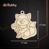 Ruhhy Wooden baubles for painting 24 pcs 26471 - (18604-0)