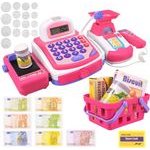Toy pink cash register - (19466-0)