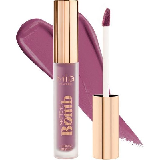 Mia Cosmetics Matte 'N Bomb Liquid Lipstick 06-Chateau Rose 4,5ml - (1651)