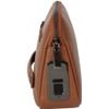 4sMarts Fingerprint Lock Pouch Tech-Clutch Secure Brown - (541939)