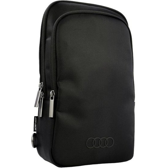 Audi Crossbody Bag R8 Jacquard Black - (AU-SLBG-R8/D3-BK)