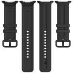 Tactical Silicone Band For Samsung Galaxy Watch 8/9 Black - (881)