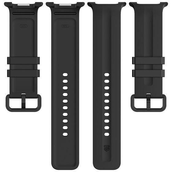 Tactical Silicone Band For Samsung Galaxy Watch 8/9 Black - (881)
