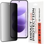 Techsuit - 111D Privacy Full Glue - Xiaomi Redmi Note 17 4G / Redmi Note 17 5G - Black