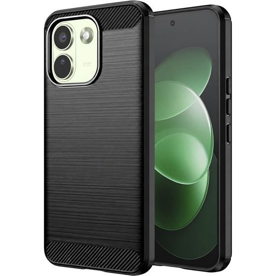 Techsuit - Carbon Silicone - Xiaomi Redmi Note 17 Pro Max - Black