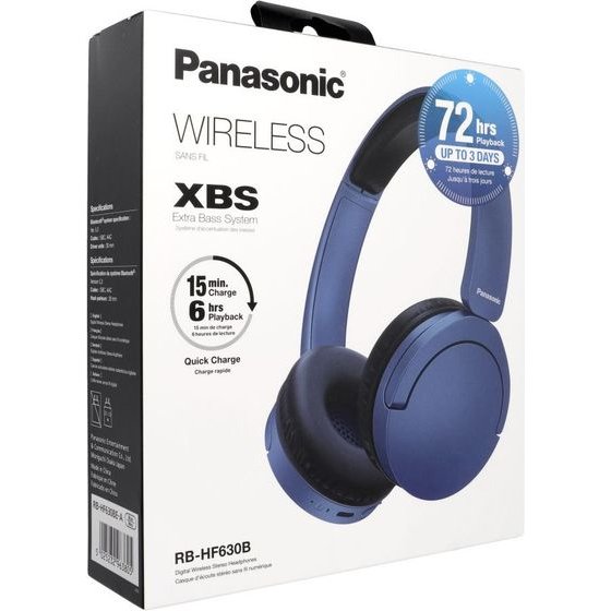 Panasonic Wireless Headphones Enc RB-HF630BE-A blue