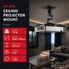 Maclean Projector Ceiling Mount/Hanger, Steel, 180-310 mm, Up To 15 kg, - (MC-208 B)