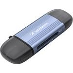 Wozinsky Memory Card Reader For Sd And Microsd USB-A 3.0 / USB-C 3.0 Aluminum - Gray 5907769389320 - (WCR-5G)