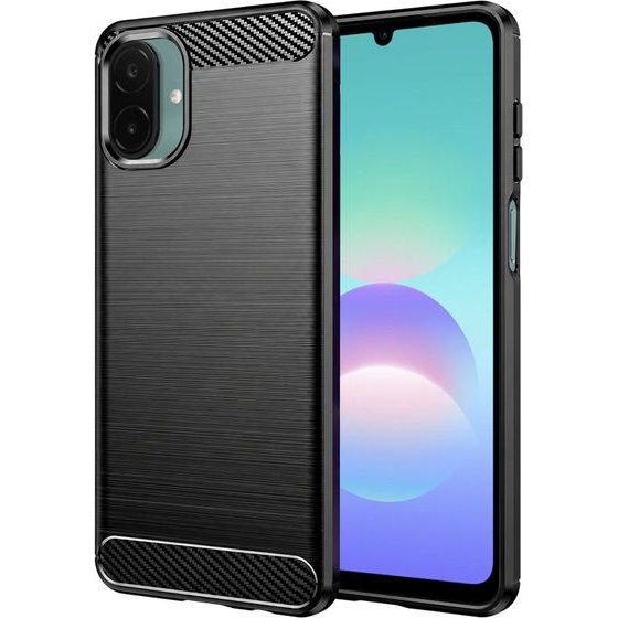Techsuit - Carbon Silicone - Samsung Galaxy A08 4G / A07 5G - Black