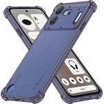 Techsuit - Shockproof Clear Silicone - Nothing Phone (4b) - Smoke Black