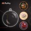 Ruhhy Transparent Baubles - Set Of 12 - (19533-0)