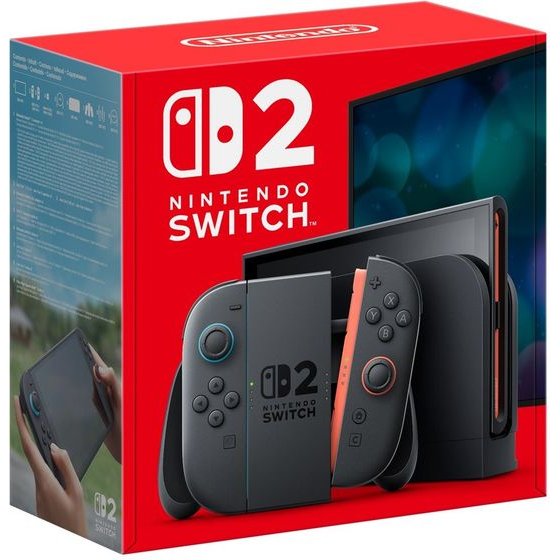 Nintendo Switch 2 Portable Game Console 20.1 Cm (7.9) 256 Gb Touchscreen Wi-Fi Black - (0045496337414)