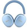 Guess Metallic Finish Gold Script Logo Enc Wireless Headphone Light Blue - (GUBHP10HMBCB)