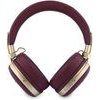 Guess Pu Grained Triangle Gold Metal Logo Enc Wireless Headphone Burgundy - (GUOBHP72PGTCSU)