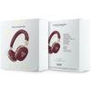 Guess Pu Grained Triangle Gold Metal Logo Enc Wireless Headphone Burgundy - (GUOBHP72PGTCSU)
