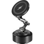 Beline Charging Holder With Vacuum Suction Cup Black - (BLNCH04)