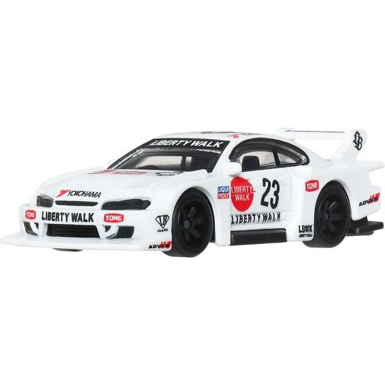 Mattel Hot Wheels: Premium Aero Styles - Lb Super Silhouette Nissan Silvia (S15) Vehicle (JKF34)