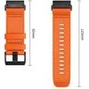Tech-Protect Nylon Classic Garmin Fenix 5X / 5X Plus / 6X / 6X Pro / 7X / 8 / 8 Pro / 9 / 9 Pro (47 MM) Signal ORANGE