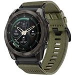 Tech-Protect Nylon Classic Garmin Fenix 5X / 5X Plus / 6X / 6X Pro / 7X / 8 / 8 Pro / 9 / 9 Pro (51 MM) Military GREEN