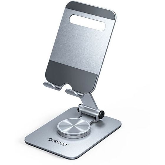 Orico PS2 Foldable Phone stand, 360� Rotating - Silver -PS2-SV-EP-Hu - (ORICO-PS2-SV-EP-HU)