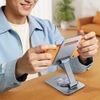 Orico PS2 Foldable Phone stand, 360� Rotating - Silver -PS2-SV-EP-Hu - (ORICO-PS2-SV-EP-HU)