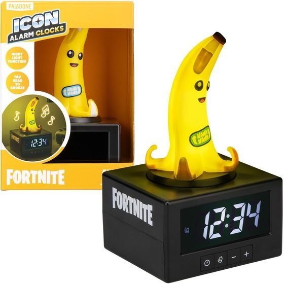 Paladone Icons: Fortnite - Peely Icon Alarm Clock (PP14508FO)
