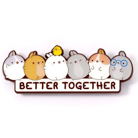 Carat Shop: Molang - Better Together Pin Badge (MLPB0130)