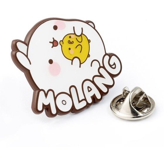 Carat Shop: Molang - Molang And Piu Piu Logo Pin Badge (MLPB0129)