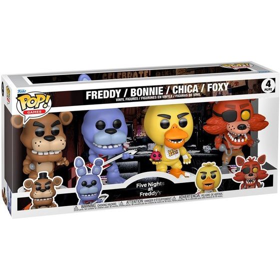 Funko Pop! 4-Pack Games: Five Nights At Freddys - Freddy, Bonnie, Chica, Foxy Vinyl Figures