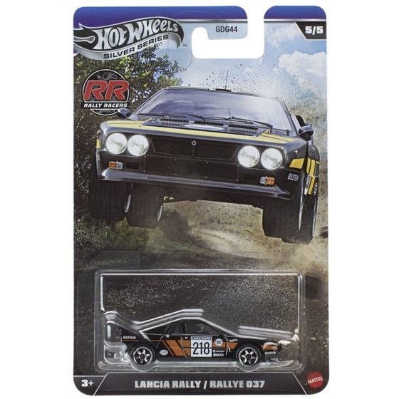 Mattel Hot Wheels Silver Series: Rally Racers - Lancia Rally / Rallye 037 Vehicle (JNF48)