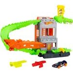 Mattel Hot Wheels: Tracks With Beasts - Hot Wheels City Croc Pizza Attack (JHL93)