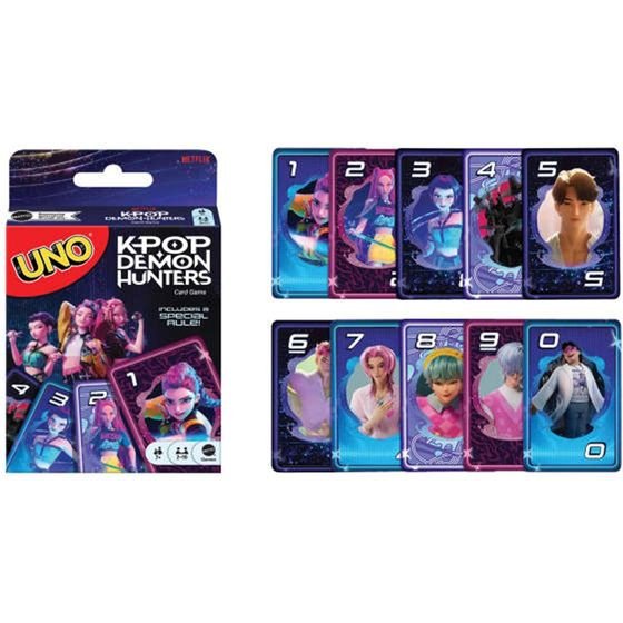 Mattel Uno Netflix: Uno K-Pop Demon Hunters (JRV01)