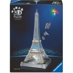 Ravensburger 3D Puzzle: 3D Iconics - Eiffel Tower Night Edition (216pcs)