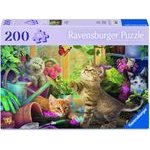 Ravensburger Puzzle: Feel Well - Cheeky Cats (200pcs) (12001735)