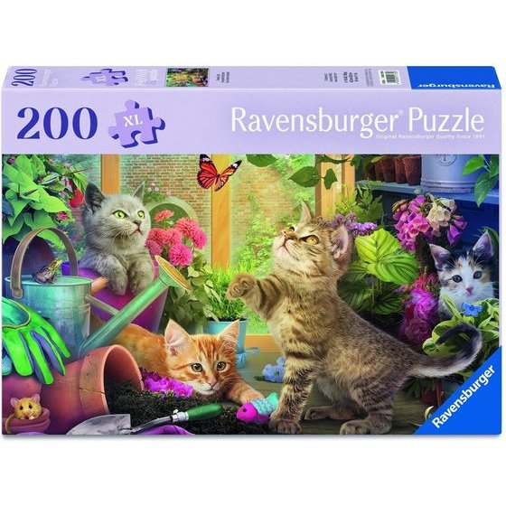 Ravensburger Puzzle: Feel Well - Cheeky Cats (200pcs) (12001735)