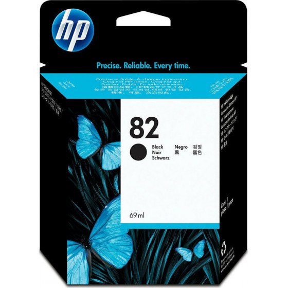 HP NO 82 BLACK 69ML - (CH565A)