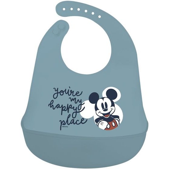 Stor Disney: Mickey Mouse Full Of Smiles - Toddler Silicone Bib (10429)