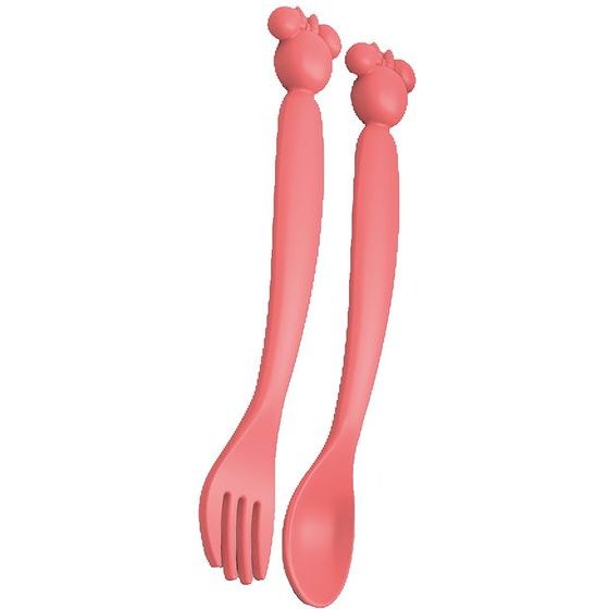 Stor Disney: Minnie Mouse - Toddler 2 Pcs Pp Shaped Cutlery Set (13325)