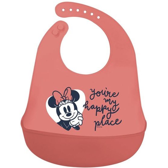 Stor Disney: Minnie Mouse Heart Full - Toddler Silicone Bib (10729)