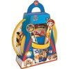 Stor: Paw Patrol Boy Rescue Pups 5 Pcs -Non Slip Bicolor Premium Set (Plate Bowl Tumbler 260 Ml & Cutlery) (81681)