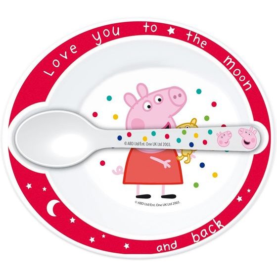Stor: Peppa Pig Little One - Toddler 2 Pcs Micro Set (13478)