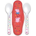 Stor: Peppa Pig Little One - Toddler 2 Pcs Pp Traveling Spoons (13466)