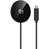 Lime ��������� ��������� Magsafe 25W QI2.2 LWM25W Avs Ultra Slim ���������� �� ������� USB-C ���������� 1.2m BLACK
